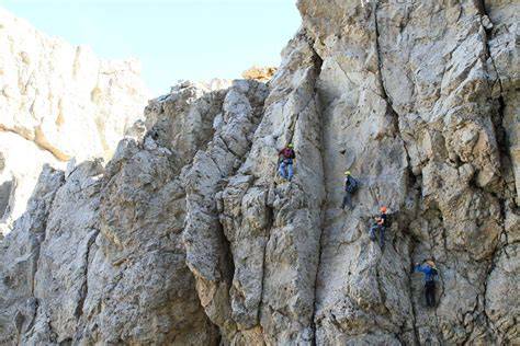 Passaggio attrezzato della Via Ferrata Masarè