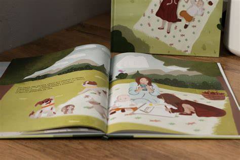 Libro illustrato personalizzato per battesimo