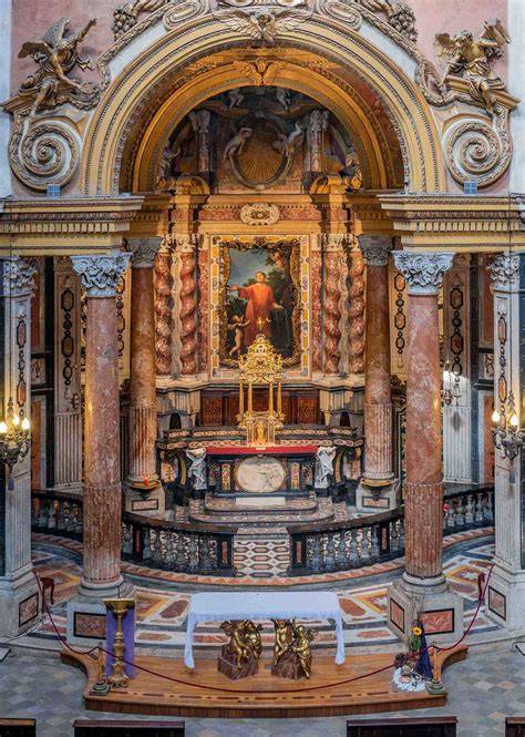 Altare maggiore barocco chiesa San Tommaso Torino