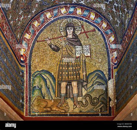 mosaico Cristo guerriero Sant’Andrea Ravenna