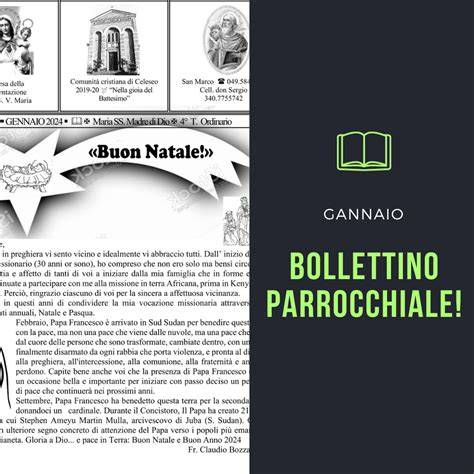 Impaginazione bollettino parrocchiale