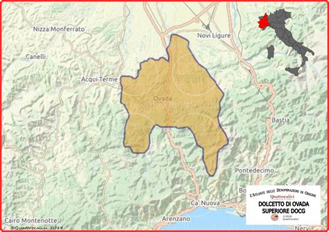 posizione di Ovada in Piemonte