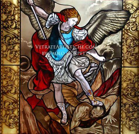Vetrate artistiche abside San Michele Arcangelo