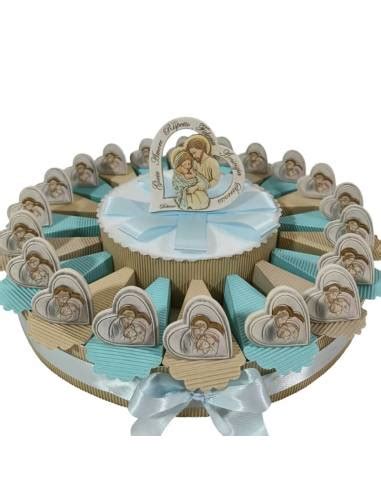 torta bomboniere battesimo cartoncino