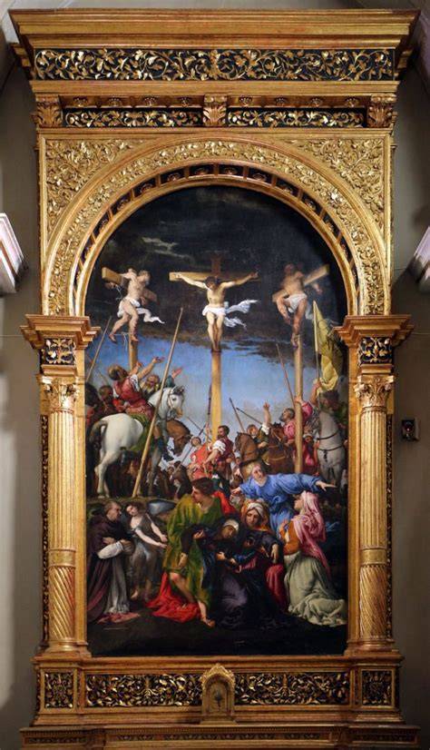 Crocifissione di Lorenzo Lotto Monte San Giusto
