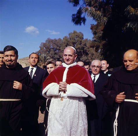 Paolo VI in Terra Santa nel 1964