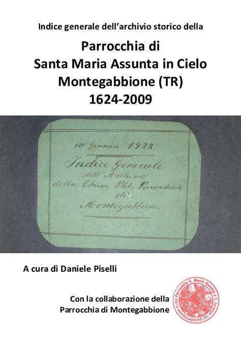 Archivio storico di una parrocchia italiana