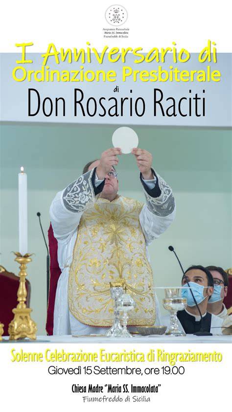 Don Alberto Nicita durante celebrazione parrocchiale