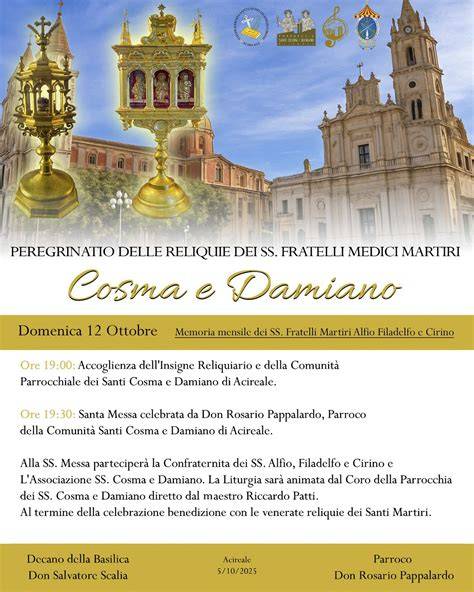 Reliquiario d’argento dei Santi Medici