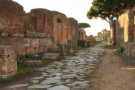 Necropoli romana lungo strade antiche