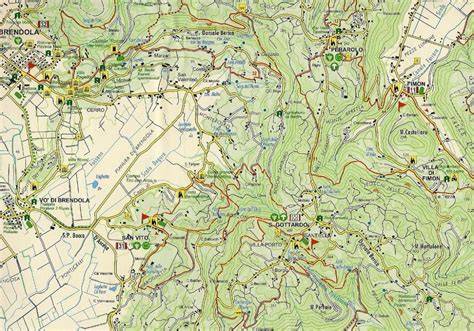 Mappa sentieri Colli Berici Salve Regina
