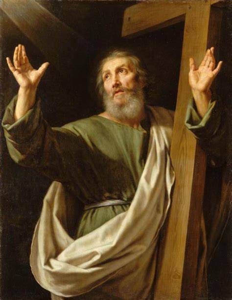 San Filippo apostolo con croce di legno