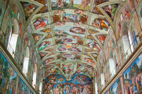 Volta della Cappella Sistina affreschi Michelangelo