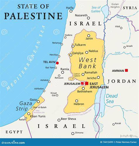 Mappa della Palestina in epoca erodiana