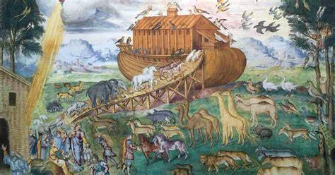 Arca di Noè durante il Diluvio