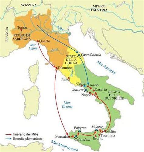 Spedizione dei Mille e ingresso a Napoli