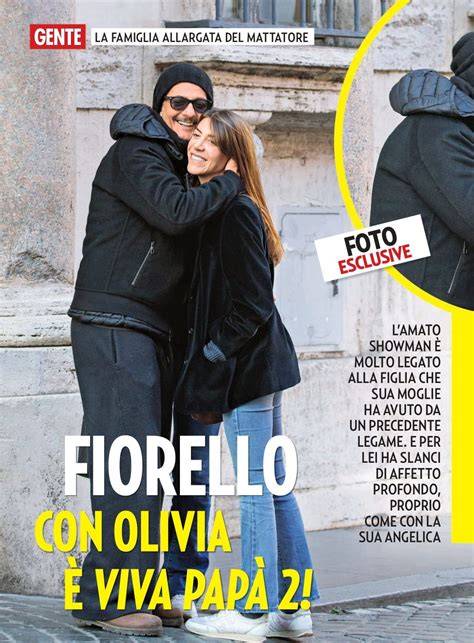 Fiorello con Olivia e padre biologico