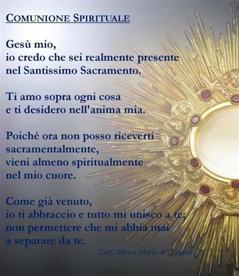 Santa Eucaristia e preghiera cristiana