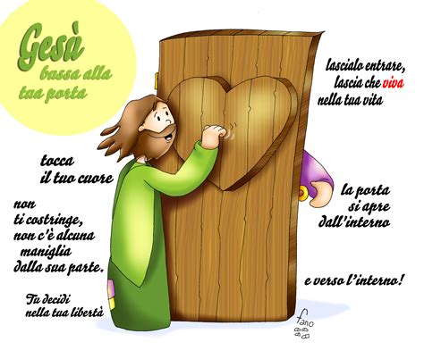 Gesù che bussa alla porta del cuore