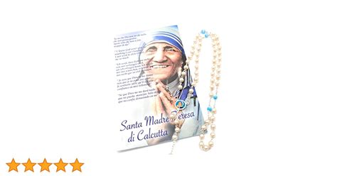 Madre Teresa prega con il Rosario
