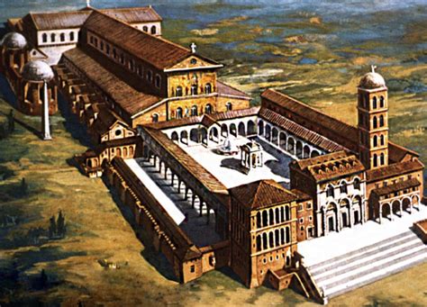 Ricostruzione della basilica costantiniana di San Pietro