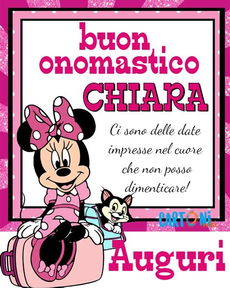Buongiorno buon onomastico Chiara