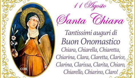 Immagine Santa Chiara buon onomastico