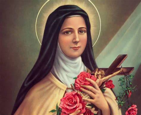 Santa Teresina preghiera rose chiesa