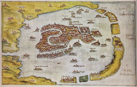 Mappa storica dell’isola di Olivolo Venezia