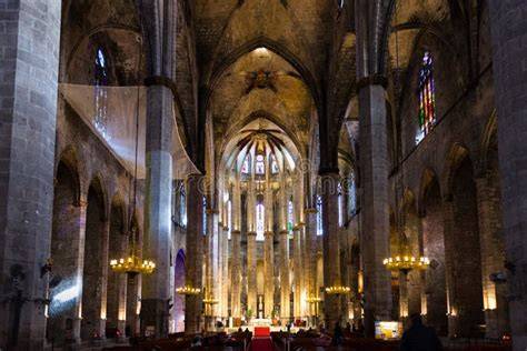 Santa Maria del Mar interno gotico