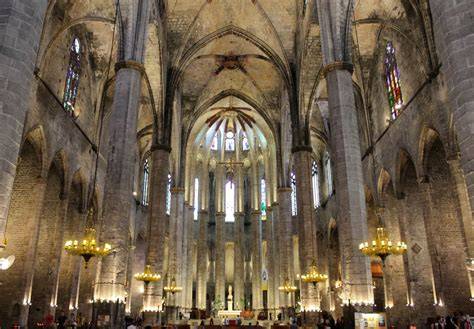 Navata gotica Santa Maria del Mar