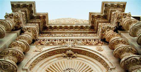 Dettagli decorativi del barocco siciliano