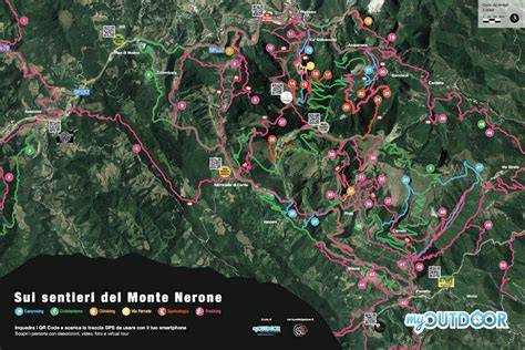 Mappa sentieri Salve Regina Monte Velo