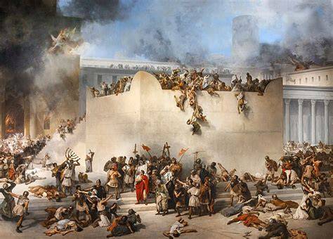 Gerusalemme distrutta durante l’esilio babilonese