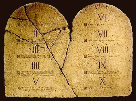 Mosè riceve le tavole della Legge