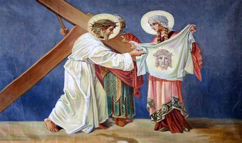 Sesta stazione della Via Crucis Veronica