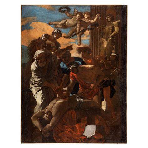Dipinto barocco Martirio di Sant'Erasmo museo