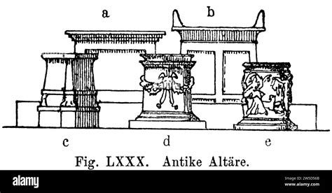 Altare greco e vittima sacrificale