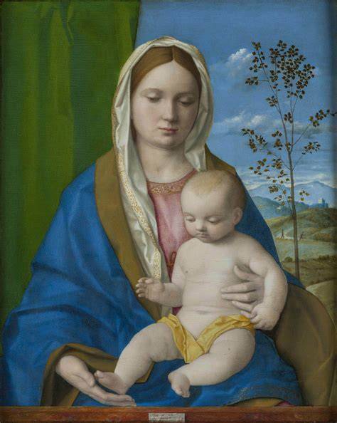 Madonna con Bambino attribuita a Bellini