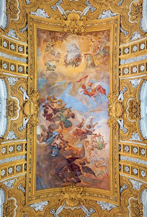 Composizione barocca della caduta degli angeli
