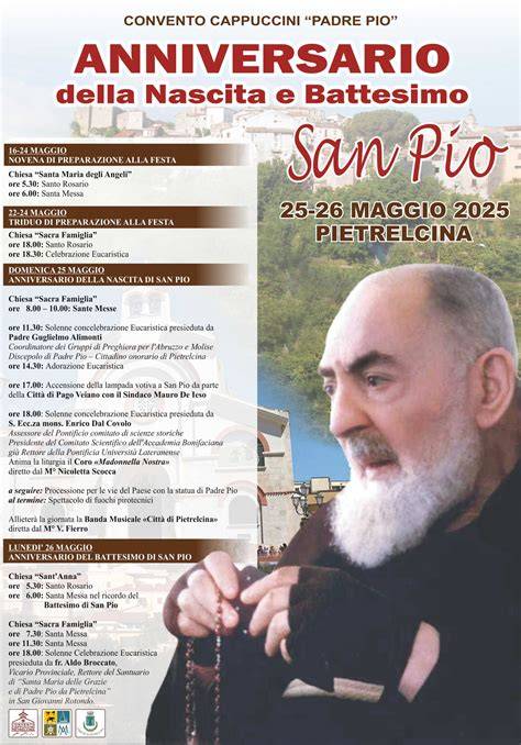 Ritorno di Padre Pio a Pietrelcina