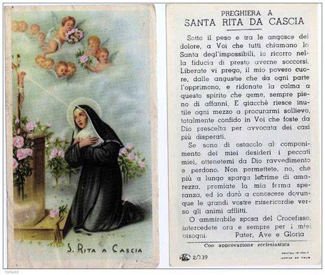 Santa Rita da Cascia in preghiera