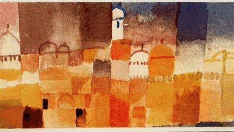 Paul Klee viaggio in Tunisia colore