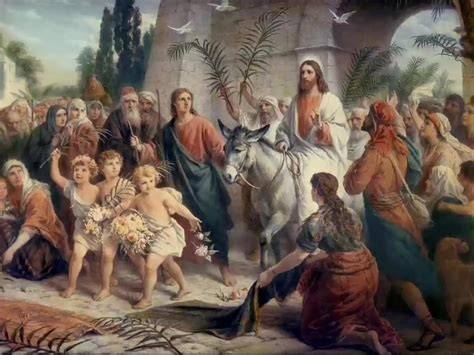 Gesù entra a Gerusalemme Domenica Palme