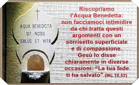 Rito dell’aspersione acqua benedetta