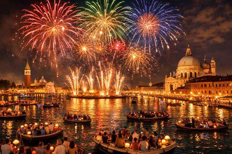 Galleggianti illuminati Festa del Redentore