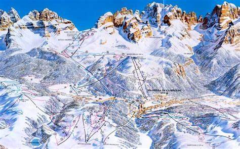 Mappa piste SkiArea Madonna di Campiglio