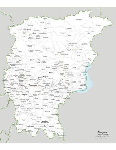 mappa eremi provincia Bergamo