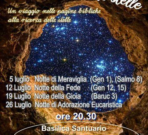 Madonna in preghiera sotto le stelle