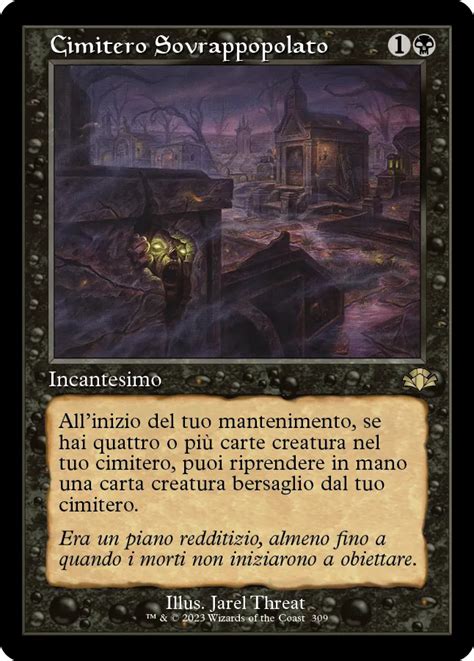 carte Magic cimitero e grimorio